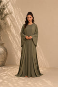 2-Delige Abaya Set | Olijfgroen
