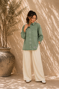 Spijkerblouse - Groen
